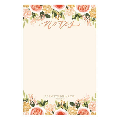 Do Everything in Love Notepad - Mulberry Market Designs