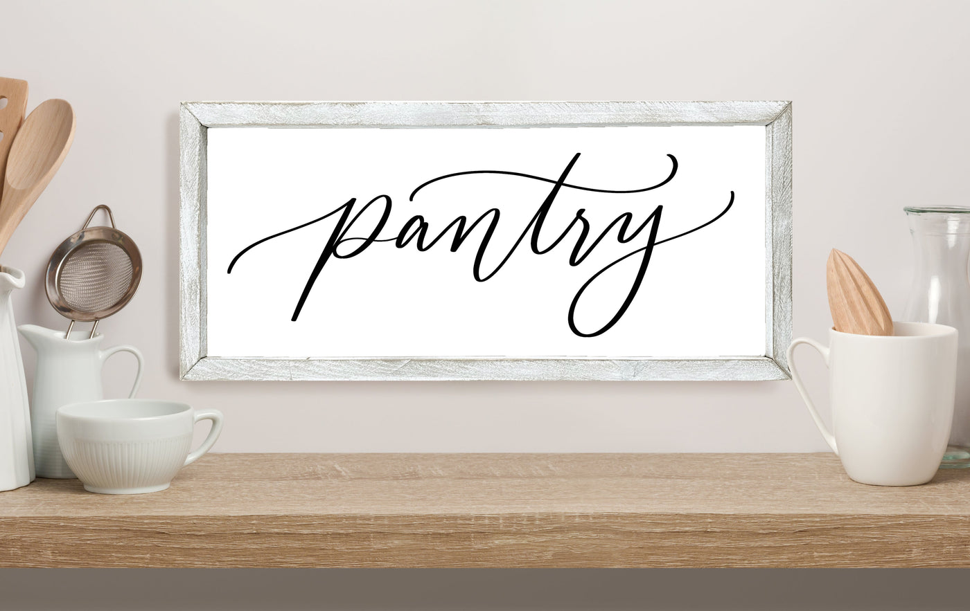 Pantry Kitchen Farmhouse Sign - Mulberry Market Designs