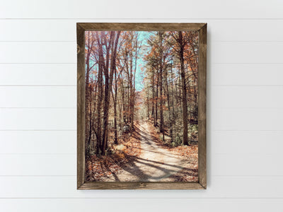 Georgia Woodland Framed Art Print Wood Framed Sign