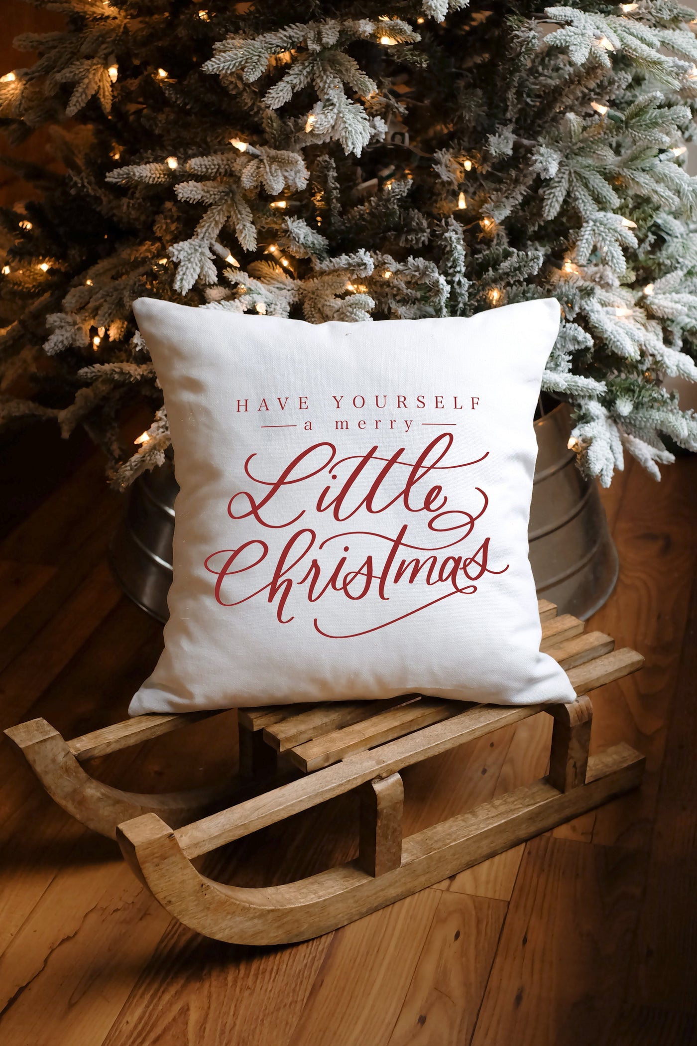 Have Yourself A Merry Little Christmas Pillow - Mulberry Market Designs