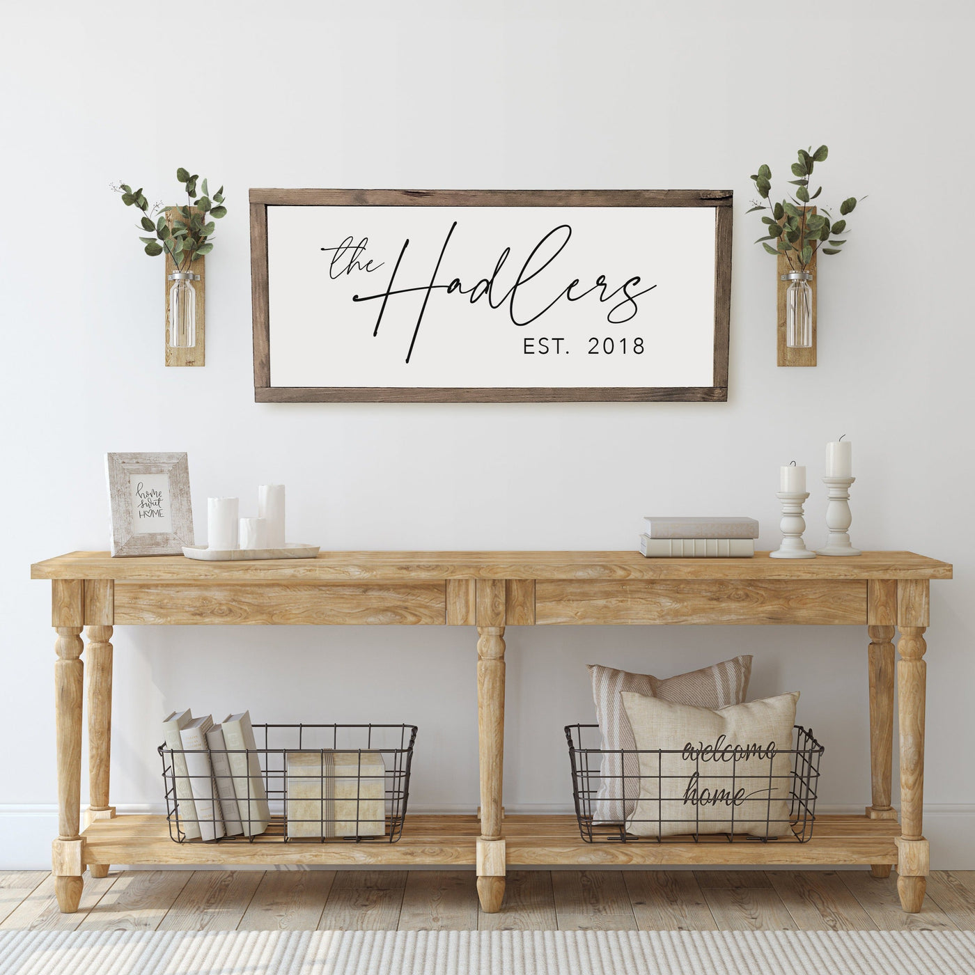 Personalized Family Name Sign