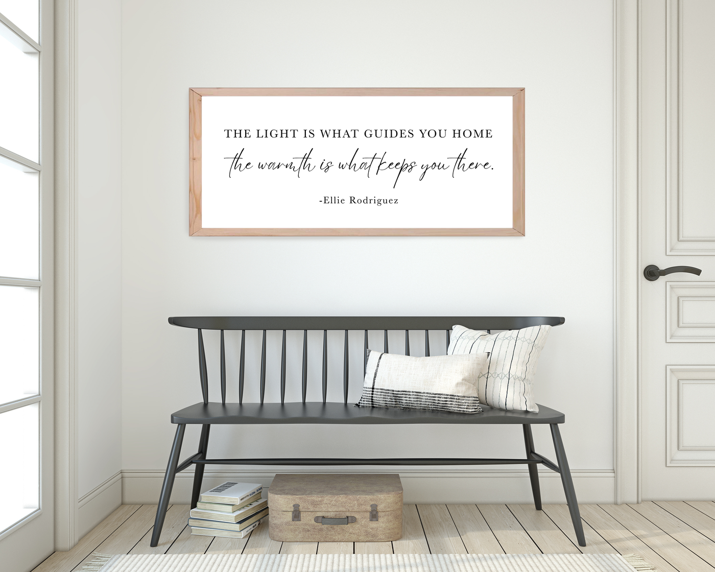 The Light Is What Guides You Home Wall Art - Mulberry Market Designs