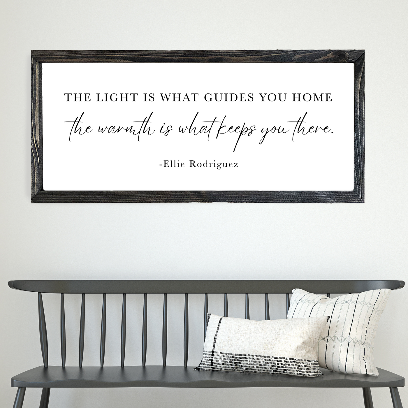 The Light Is What Guides You Home Wall Art - Mulberry Market Designs