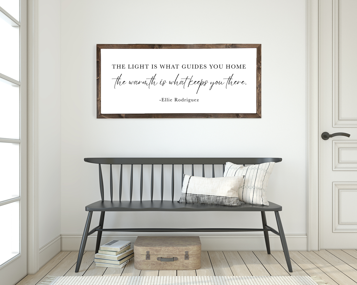 The Light Is What Guides You Home Wall Art - Mulberry Market Designs