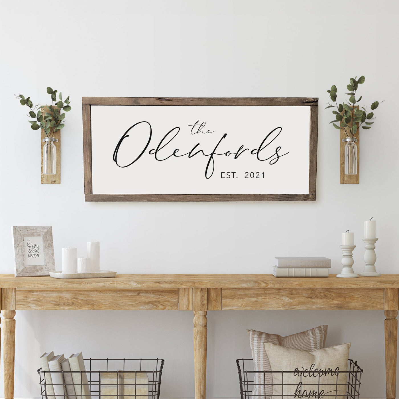 Personalized Family Name Sign