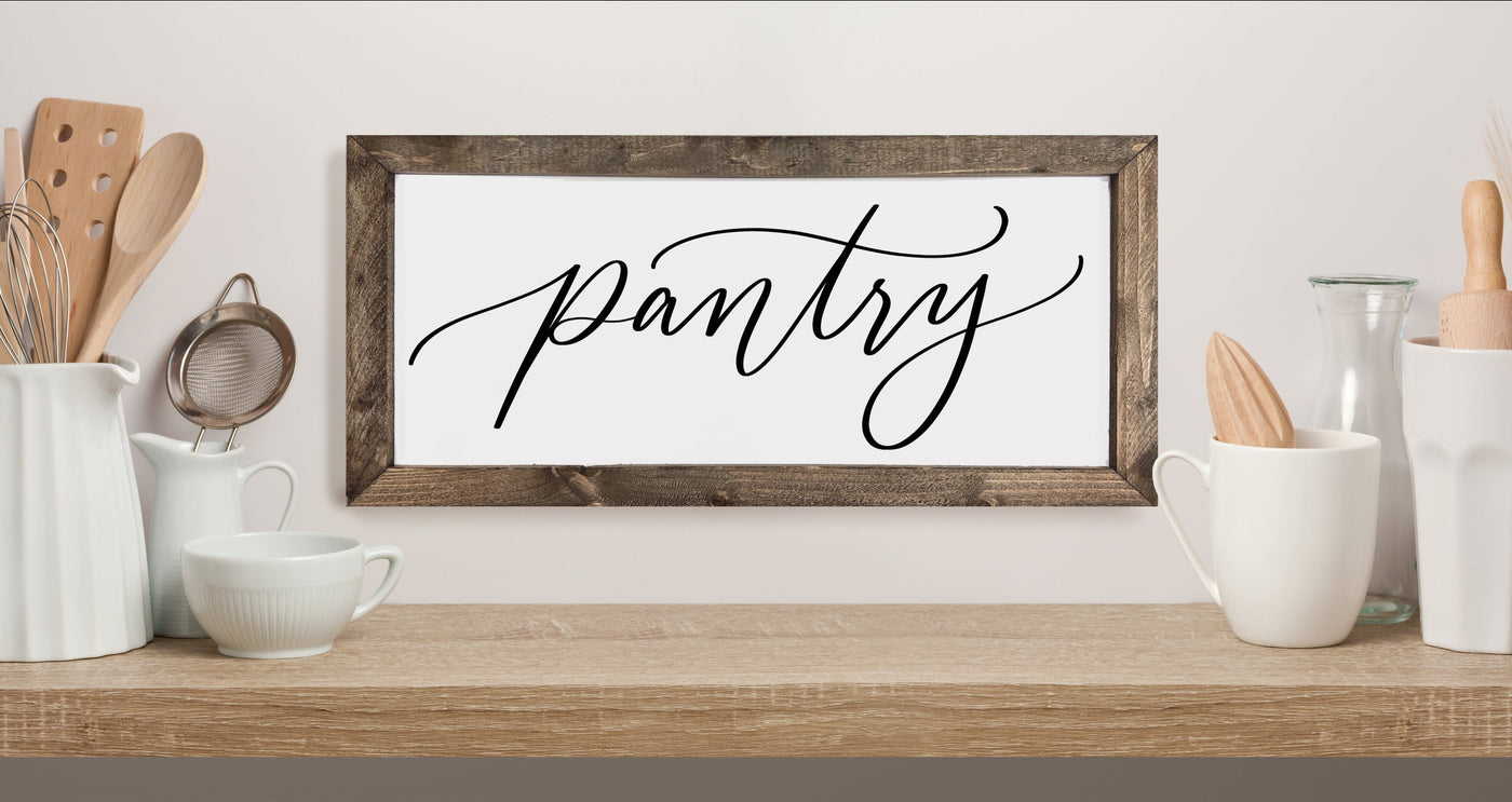 Pantry Kitchen Farmhouse Sign - Mulberry Market Designs