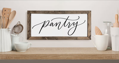 Pantry Kitchen Farmhouse Sign - Mulberry Market Designs