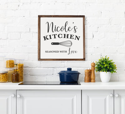 Personalized Farmhouse Kitchen Sign - Mulberry Market Designs