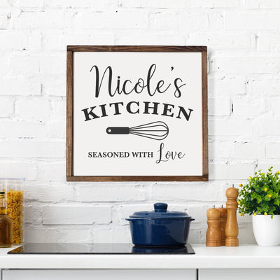 Personalized Farmhouse Kitchen Sign - Mulberry Market Designs