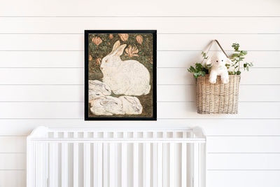 Sleeping Rabbits Vintage Wall Art - Mulberry Market Designs