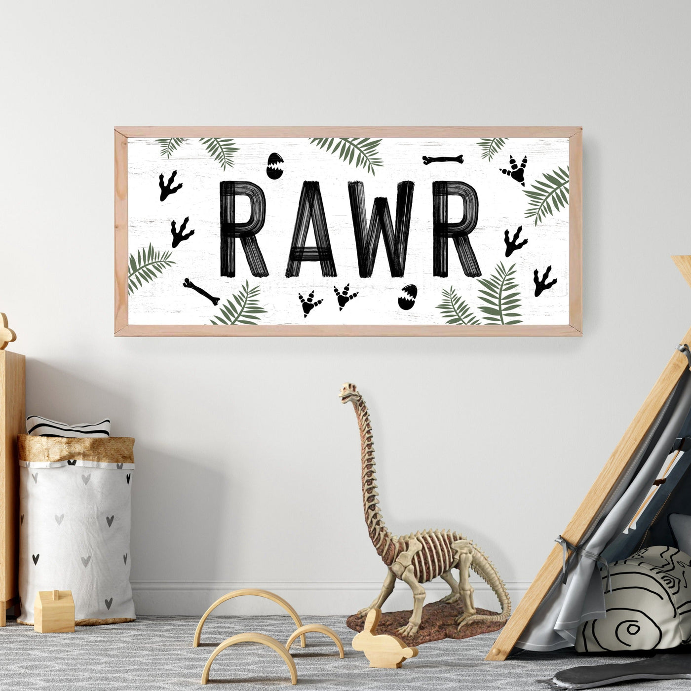 Rawr Dinosaur Sign - Mulberry Market Designs