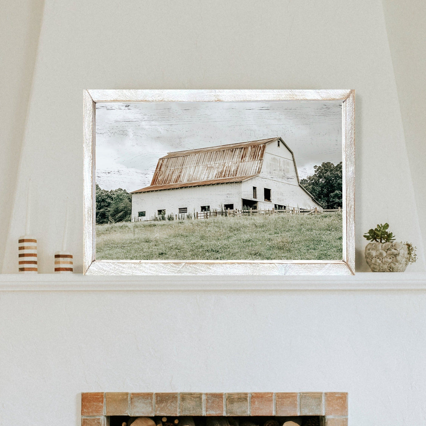 Old Rustic Barn Framed Art Print - Mulberry Market Designs