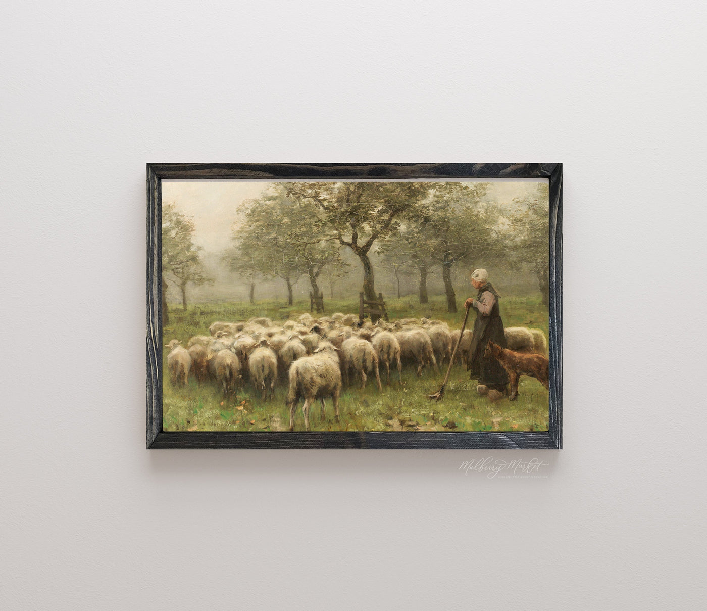 Sheep Vintage Wall Art - Mulberry Market Designs