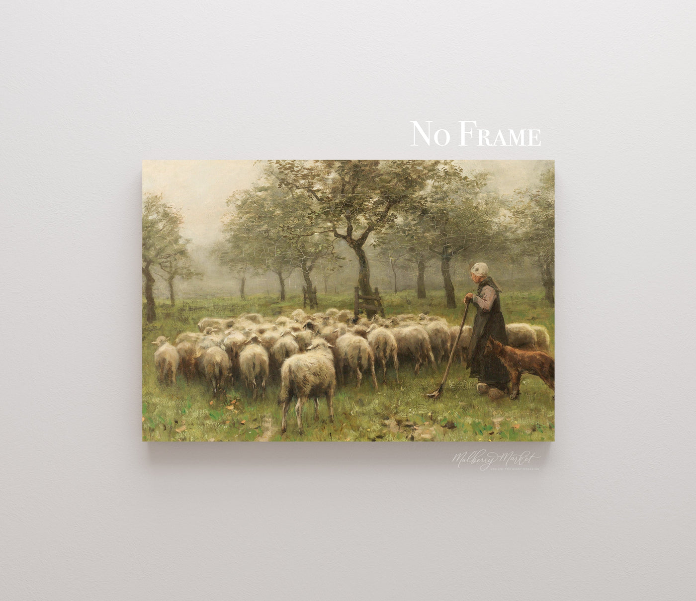 Sheep Vintage Wall Art - Mulberry Market Designs