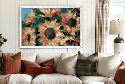 Rustic Sunflower Painting Wall Art