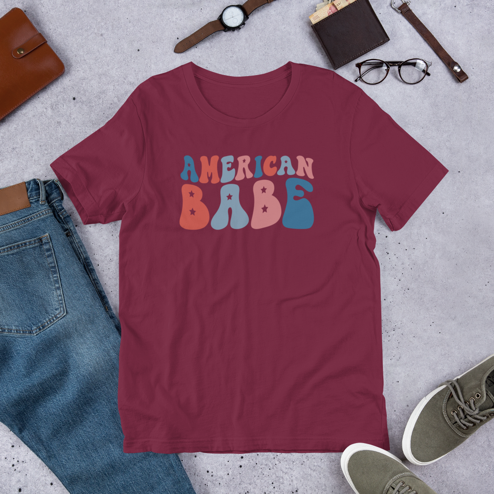 American Babe T-shirt - Mulberry Market Designs