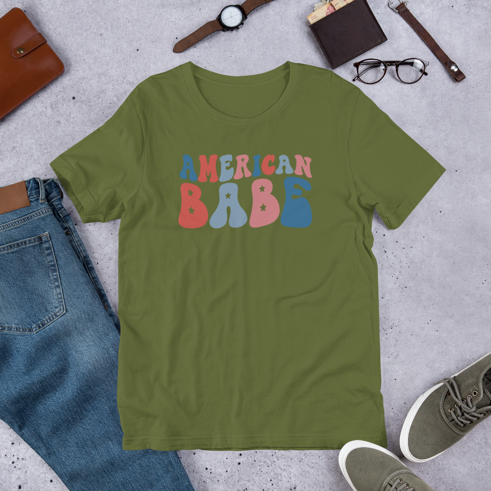 American Babe T-shirt - Mulberry Market Designs