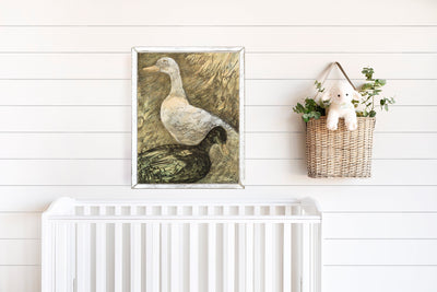 Two Little Ducks Vintage Wall Art - Mulberry Market Designs