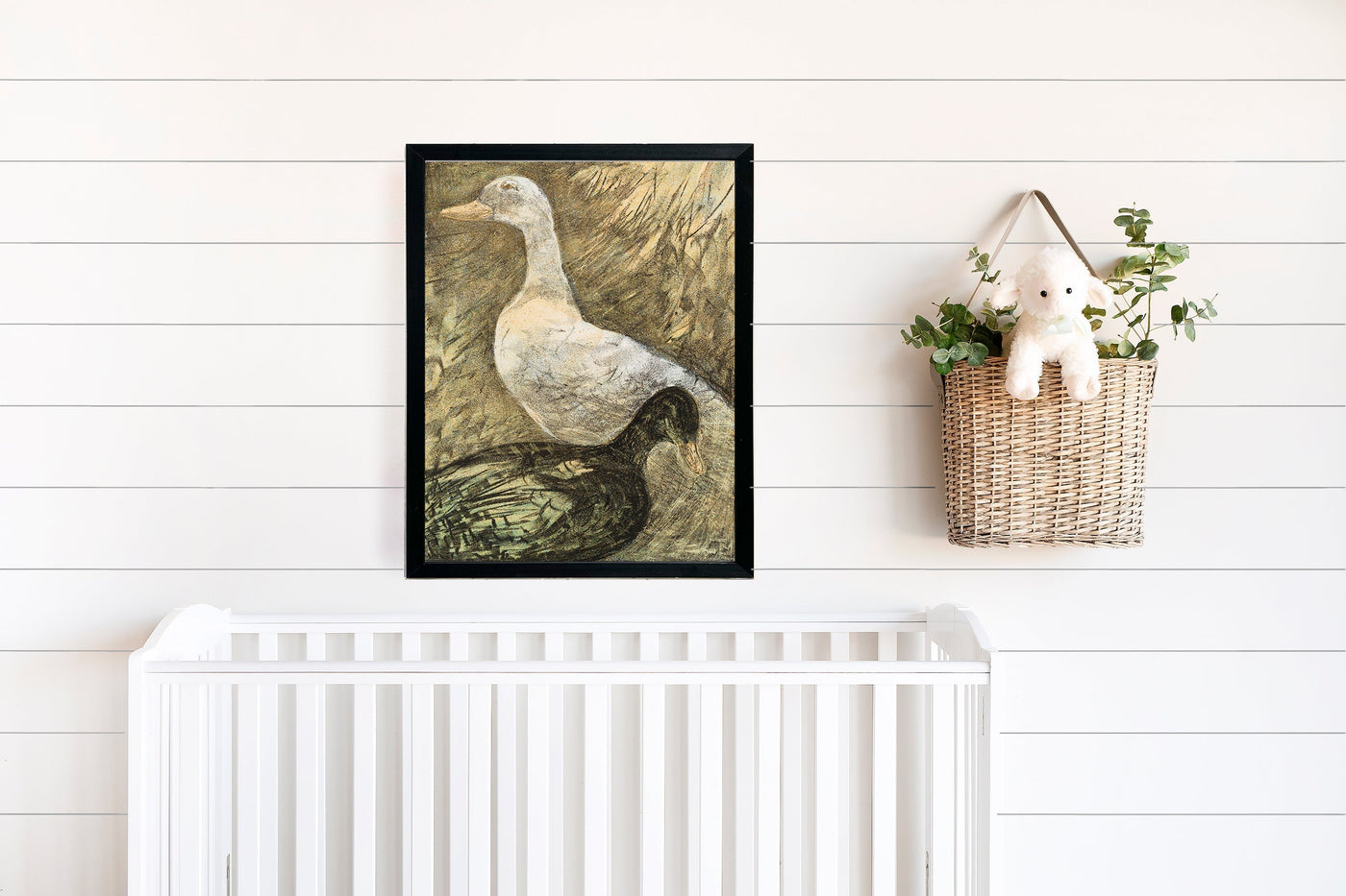 Two Little Ducks Vintage Wall Art - Mulberry Market Designs