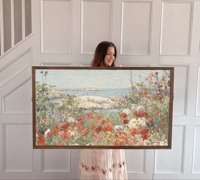 Wildflowers By the Sea | Spring Wall Art