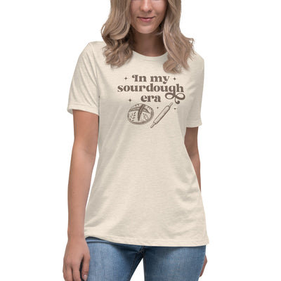 In My Sourdough Era Tshirt Heather Prism Natural / S