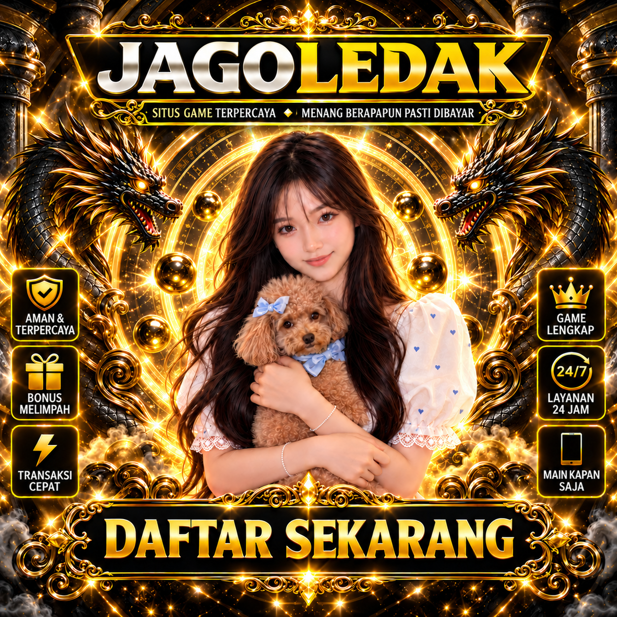  JAGOLEDAK : Bandar Slot Online Resmi Penyedia Deposit Pulsa Tanpa Potongan